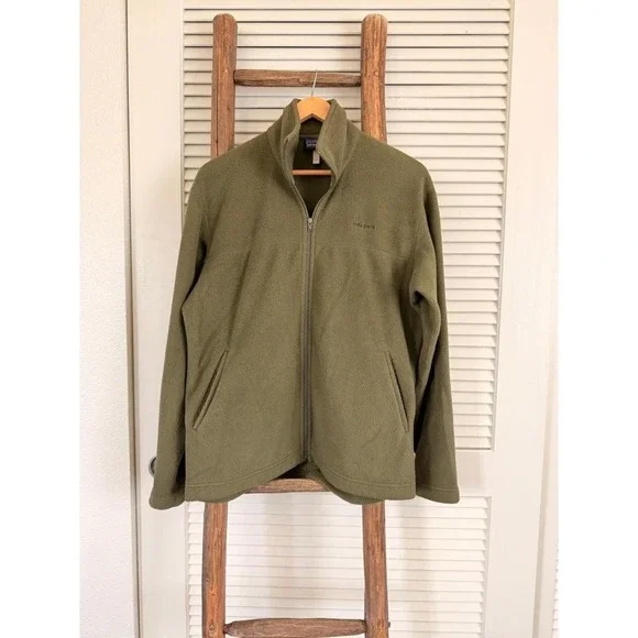 Patagonia Synchilla Fleece Pullover Jacket Olive Green Outdoor - Picture 1 of 3